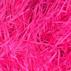 Amsthow Filler Paper Shred Gift Wrap Basket Grass 1/2 LB Rose Red Cut Basket Packing Filling Raffia Paper for Gift Basket Box Birthday Party Decoration Wedding (Rose Red)