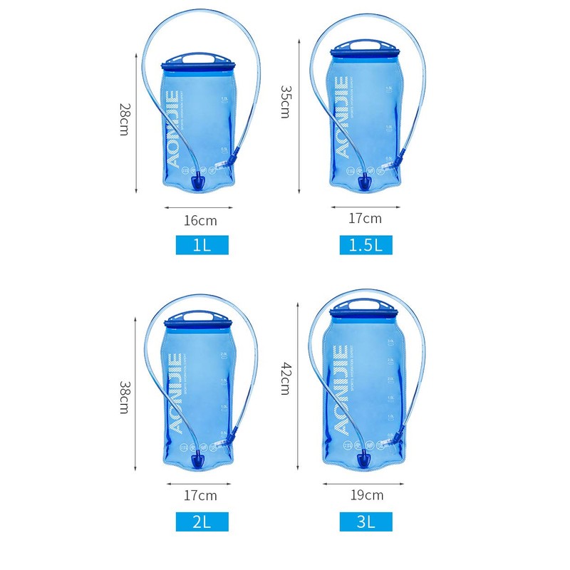 Win.Deeper 1.5L/2L/3L Hydration Bladder, Water Bladder with Hose Hydration Bladder,