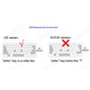 XSKN Hebrew Silicone Keyboard Cover Skin for 2015 and Earlier
