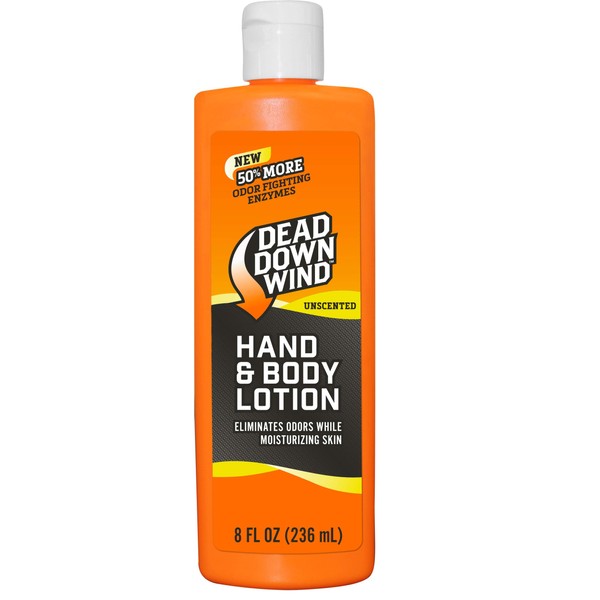 Dead Down Wind Odorless Hand & Body Lotion - Unscented - Odor Elimination for Hunting Gear