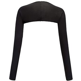 Cool Shawl Arm Covers 2-Pack Sun Protection with Finger Holes UV Protection Arm Covers for Golf (black) One size fits all