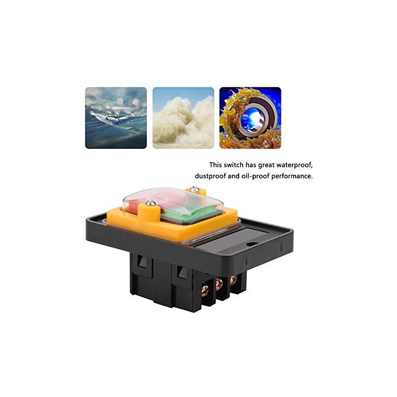 AC 220V/380V 10A Waterproof Push Button Switch,ON/Off Pushbutton Switch,Mechanical Equipment