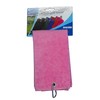 Longridge Three Fold Golf Towel - Pink