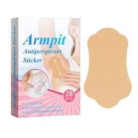 28PCS Armpit Sweat Pads,Ultra-Thin Invisible,Unisex Sweat Absorbing Patches,Disposable Underarm Sweat Pads,Comfortable Absorbent Pad,Disposable Underarm Absorbent Pads for Men & Women,Armpit Dress
