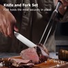 PAUDIN Carving Knife Set - 8" German Steel Turkey Carving