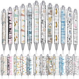 Sayglossy 24 Pcs City Travel Souvenirs Ballpoint Pen New York Souvenirs Italy Travel Gift Pen USA Souvenir Pens NYC City Gift Italy City Ballpoint