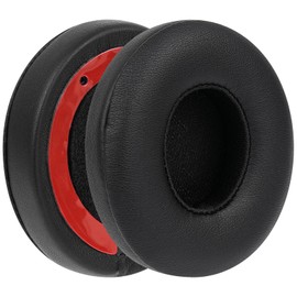 Geekria QuickFit Replacement Ear Pads for Beats Solo 4 Wireless On-Ear Headphones Ear Cushions, Headset Earpads, Ear Cups Cover Repair Parts (Black)