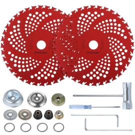 Dewalt, For Husqvarna, For Weed Eater, Forester, Hitachi, For EGO 2 Pack-9"x 36 Teeth Carbide Tipped Blade kit for Brush Cutter Trimmer Weed Eater