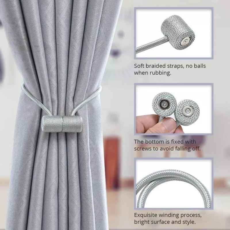 común (uso) 6 Estantes Magnéticos Para Cortinas
