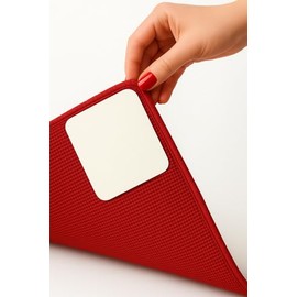 WIETRE Anti-Rutsch Pads für Teppiche – 4er Set Teppichstopper | rutschfest, Waschbar, Wiederverwendbar | Rückstandsfrei, Zuschneidbar | Teppich Antirutschunterlage für Glatte Böden