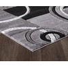 GLORY RUGS Area Rug Modern 2x7 Grey Soft Hand Carved