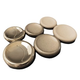 AroundSquare Mini Deadeye Contact Coins- Currency Manipulation, Worry Stone - Small (Stainless Steel Mirror)