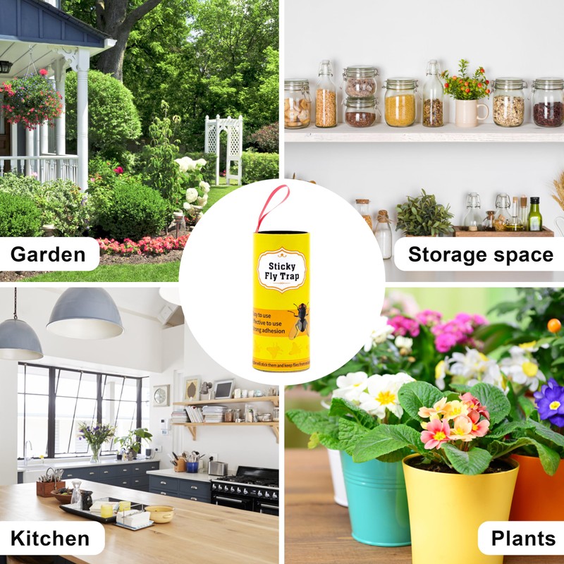 40 Pack Fruit Fly Traps for Indoor, Fly Traps Outdoor,
