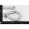Dutyhook 12X97 Twisted Shackle, Stainless Steel AISI 316