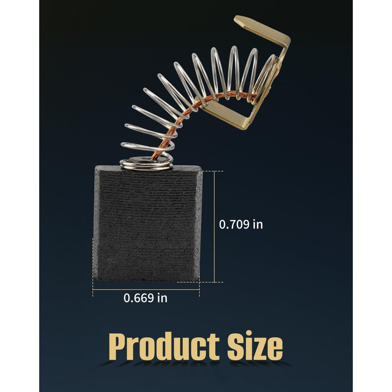 Carbon Motor Brush Set Fit for DMS 240 Concrete Core