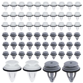 NOPKESV 60 Pcs Automobil Befestigungsclips, Karosserie-Stoßfänger-Türverkleidungs-Verstärkungs-Clip-Set, Nylon-Kunststoff-Autoclip-Set, Universelles Autozubehör