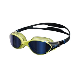 Speedo Unisex Adult Swim Goggle Biofuse 2.0 - Black Hyper/Sapphire Mirrored, One Size