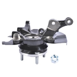 697-987 Front Left Driver Side Steering Knuckle Assembly Replacement for Kia Rio/Rio5 2006-2009# 697-987, 51750-1E000, 51755-1E000, 51715-1G100, 51715-1E100, 412691FL