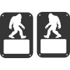 jeep Bigfoot tail light covers / fits JK yeti big