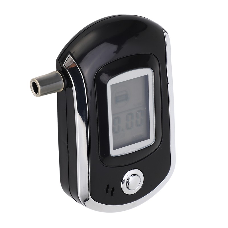 Digital Display Breath Tester Air Blowing Portable Drunk Detector with