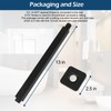 Ceiling Mounted Arm With Flange, Black Ceiling Shower Arm 12
