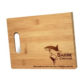Shark Coochie Charcuterie Board, Because No One Can Say Charcuterie Board for Meat and Cheese, Cheese Board, Cutting Board for Women, Christmas's Day Gift, Gift for Mom Grandma(Board C, 13''×9.5'')