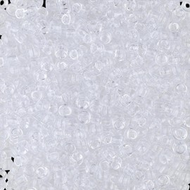 GUJOXILA Clear Pony Beads Bulk 1000Pcs Kandi Beads for Bracelet Making Hair Bead for Braids Clear Pony Bead for Crafting Bracelets Necklaces Jewelry Making 6×9mm