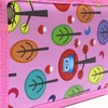 Large Pencil Case Cartoon Pink 4 Tiers 72 Holes Impact