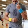 12 Pcs Neon Sweatbands Wristbands, Absorbent Sweat Wrist Band