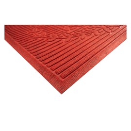 Calloway Mills 103143660 Poly Hello Indoor/Outdoor Mat, 3' x 5', Red