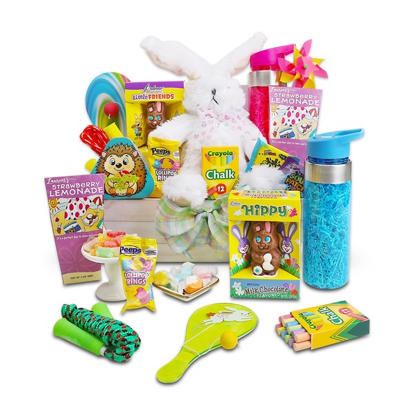 Alder Creek Gift Baskets Country Easter Basket (Blue) Filled with