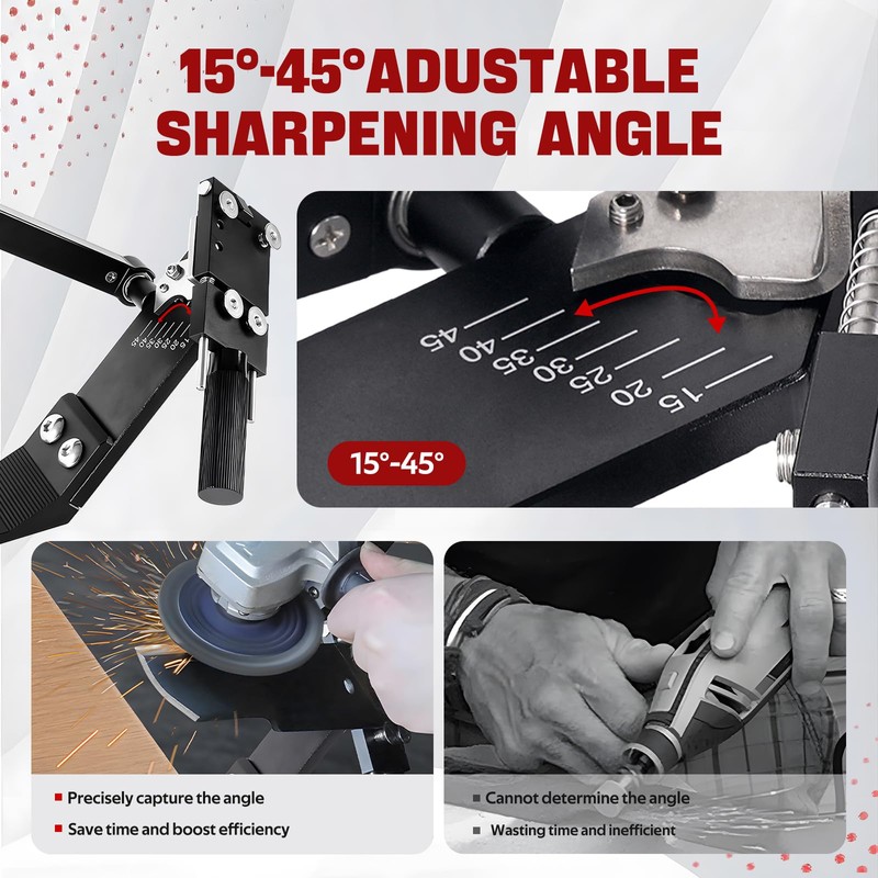 Aurorasters Lawnmower Blade Sharpener & Mower Blade Balancer
