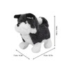 Electric Stimulation Plush Toy Pomeranian Pet Toy Husky Stuffed Animals