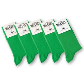 Mat & Vic's Men's Socks Women's Cotton Classic Crew Socks, Combed Cotton, Socks No Seam, Comfort Band, Black Colourful, White, EU 35–38 EU 39–42 (UK 5.5–8) 43–46 47-50 (UK 3–5, 5.5–8, 8.5–11, 12–15)