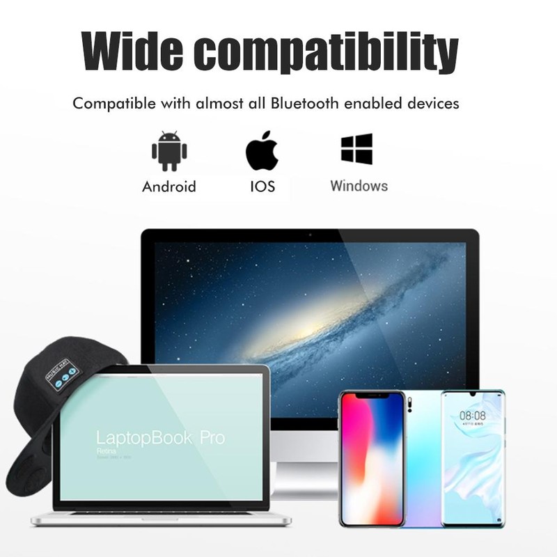 Hat with Bluetooth Speaker Bluetooth 5.0 Wireless Smart Speaker Baseball