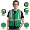 A-KSAFETY High Visibility Safety Vest for Men Women with Pockets