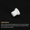 sourcing map 12pcs Flanged Sleeve Bearings Plastic Bushings ID 8mm