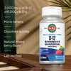KAL Vitamin B12 Methylcobalamin and Adenosylcobalamin 2000 mcg ActivMelt, B12