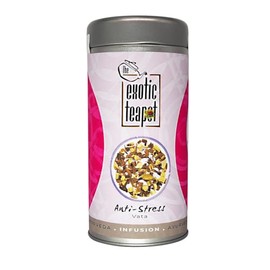 The Exotic Teapot – Anti Stress Ayurvedic Chai Tea, 150g Tin, Calming Herbal Infusion