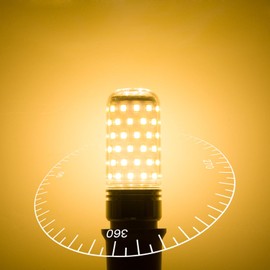 MDee 3000K E12 LED Bulbs, 6W 700LM Warm Light, 6-Pack