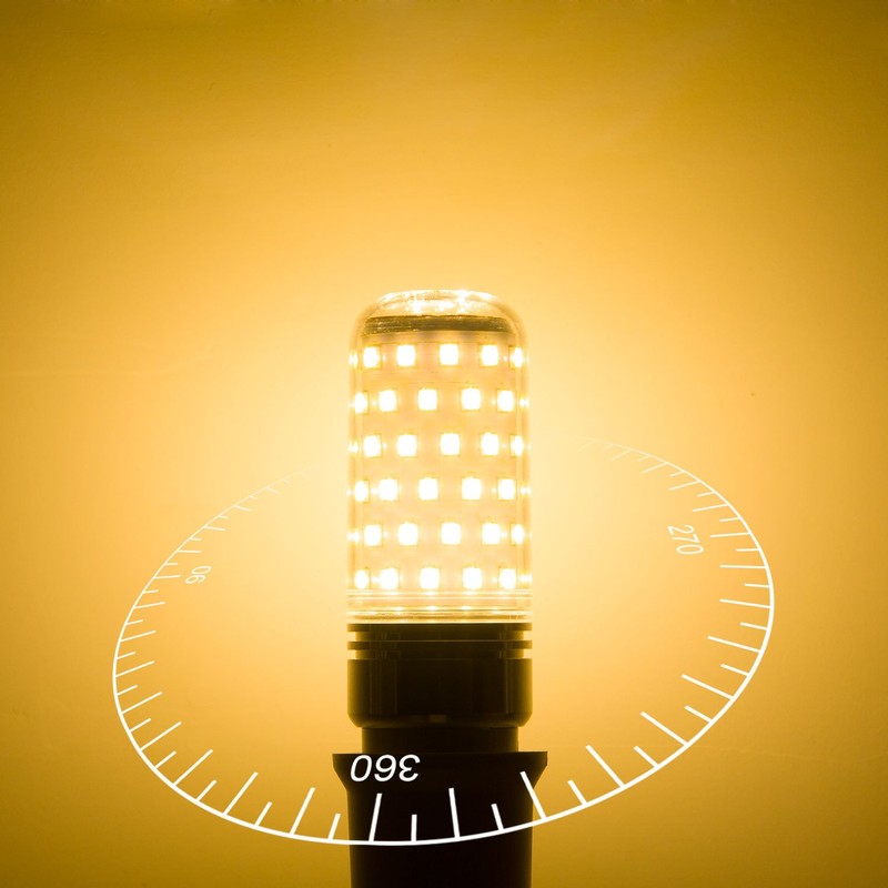 MDee 3000K E12 LED Bulbs, 6W 700LM Warm Light, 6-Pack