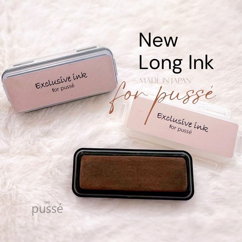 pussé 4D Beautiful Eyebrow Stamp (Soft Arch, Easy to Fall),