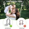 M5 Shackles Stainless Steel Pack of 12 304 D Ring
