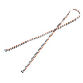 sourcing map IDC Rainbow Wire Flat Ribbon Cable 2.54mm Pitch 10 Pin Connection Line FC Dual Female Gray Connector for DIY Experiment 4 Ft Length 1 Pcs