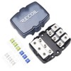 RECOIL MFH13 3-Way Mini-ANL Fused Distribution Block, 3 X 0/2/4