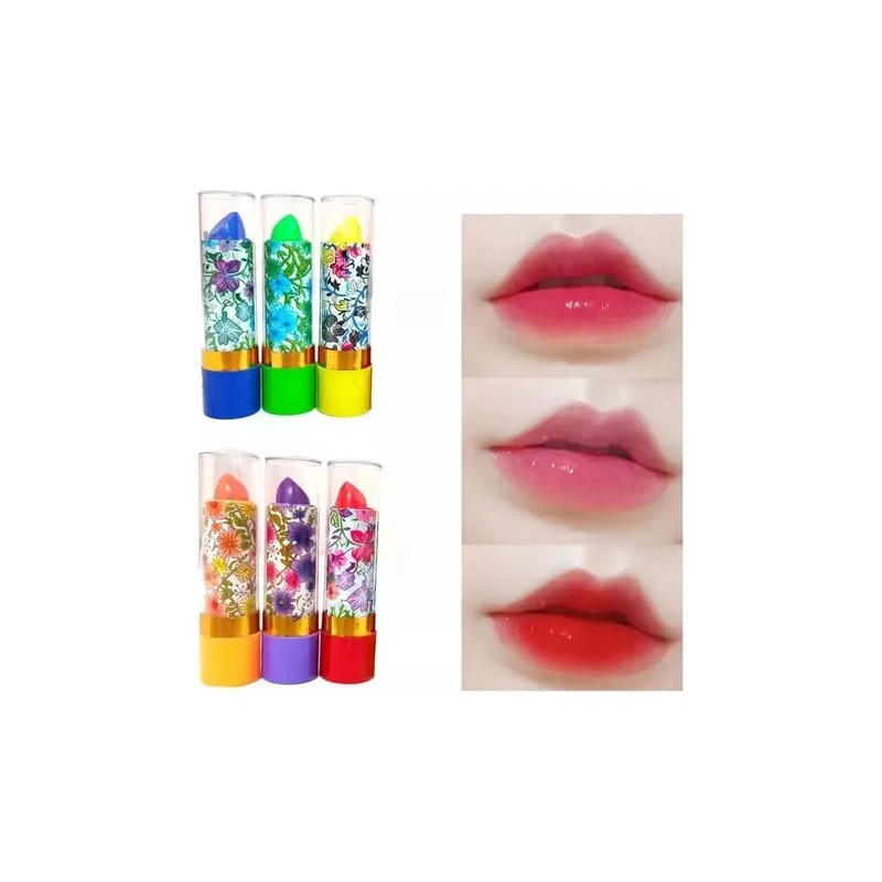 Labiales Mágicos Florales Para Labios Con Aroma 12 Piezas