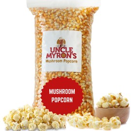 Mushroom Popcorn Kernels for Popping – 3lb Bag – Non-GMO, No Gluten, Popcorn for Popcorn Machine – Delicious and Crunchy Popping Corn, Popcorn for Movie, Snacking by Uncle Myron's Popcorn