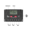 30A 12V/24V PWM Solar Charge Controller Regulator LCD Display Automatic