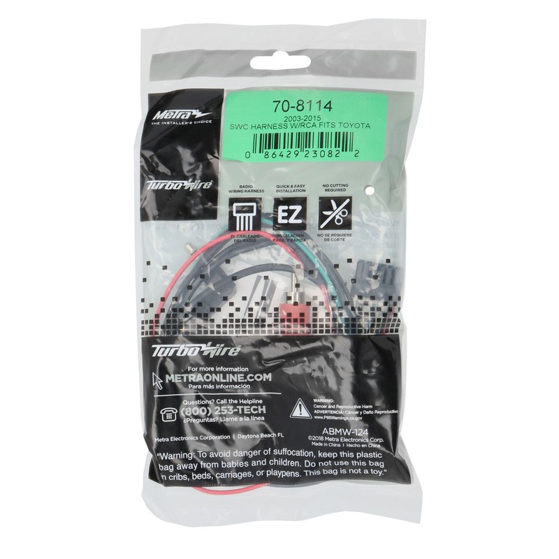 Metra 70-8114 Steering Wheel Control Add-On Harness with AUX in