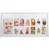 Baby's First Year Frame in Elegant White Natural Wood -